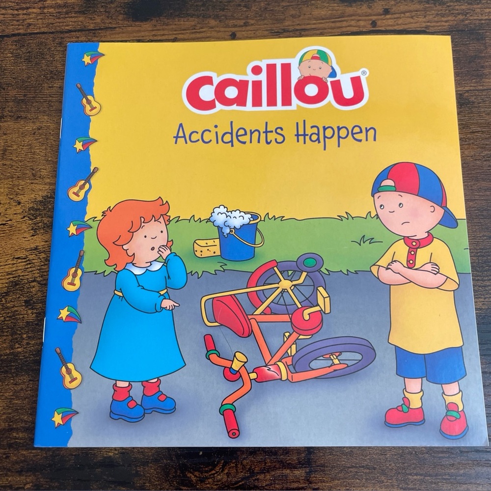 Caillou Accidents Happen Paperback Book Brand New